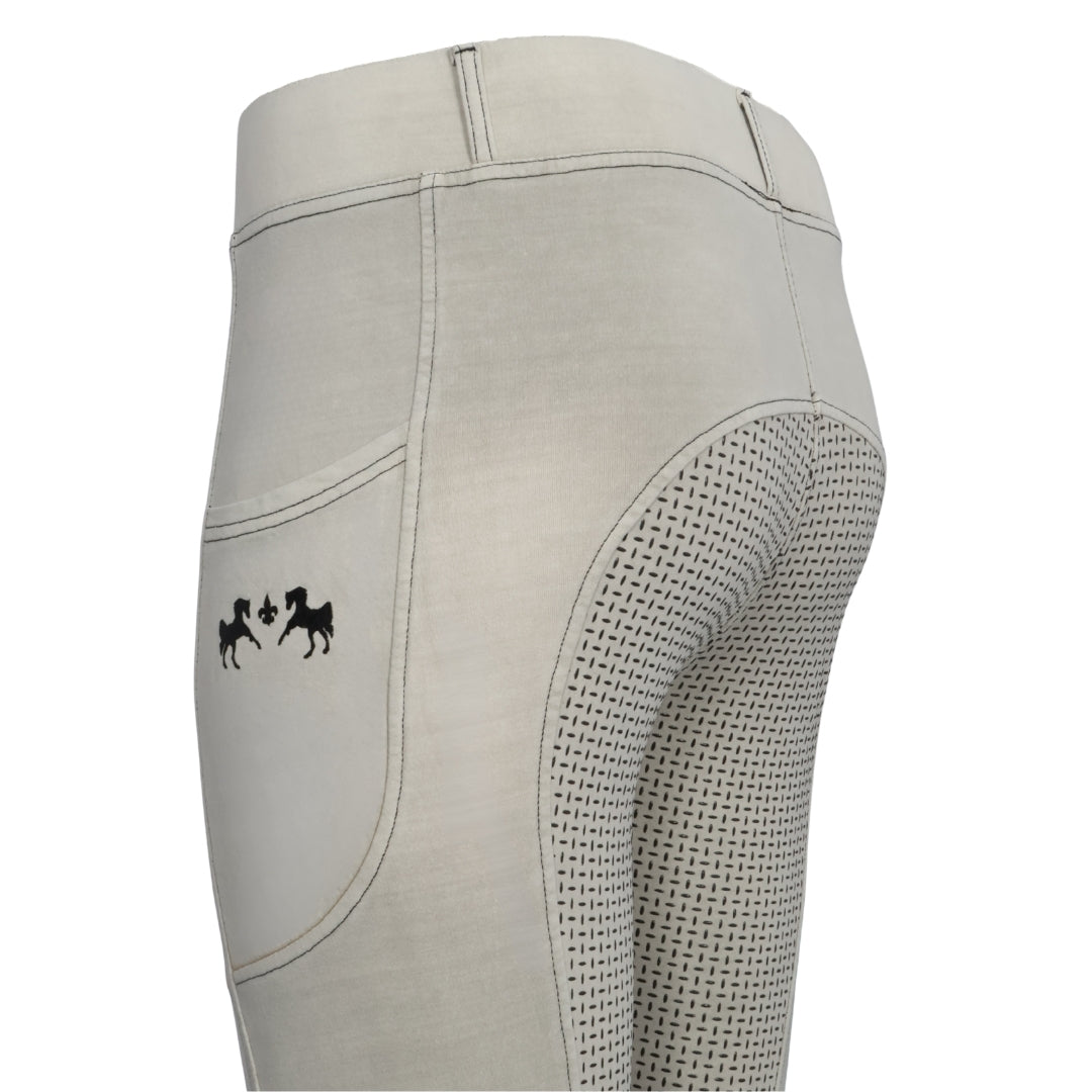 Equine Couture Soft Wash Silicon Full Seat Tights with Phone Pocket