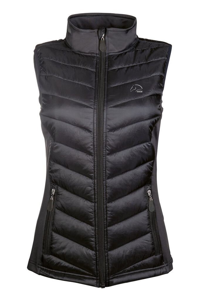 HKM Basel- Style Ladies Jersey/Nylon Vest - Breeches.com