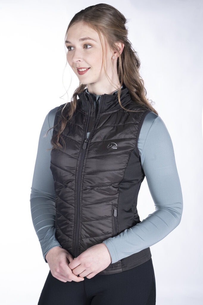 HKM Basel- Style Ladies Jersey/Nylon Vest - Breeches.com