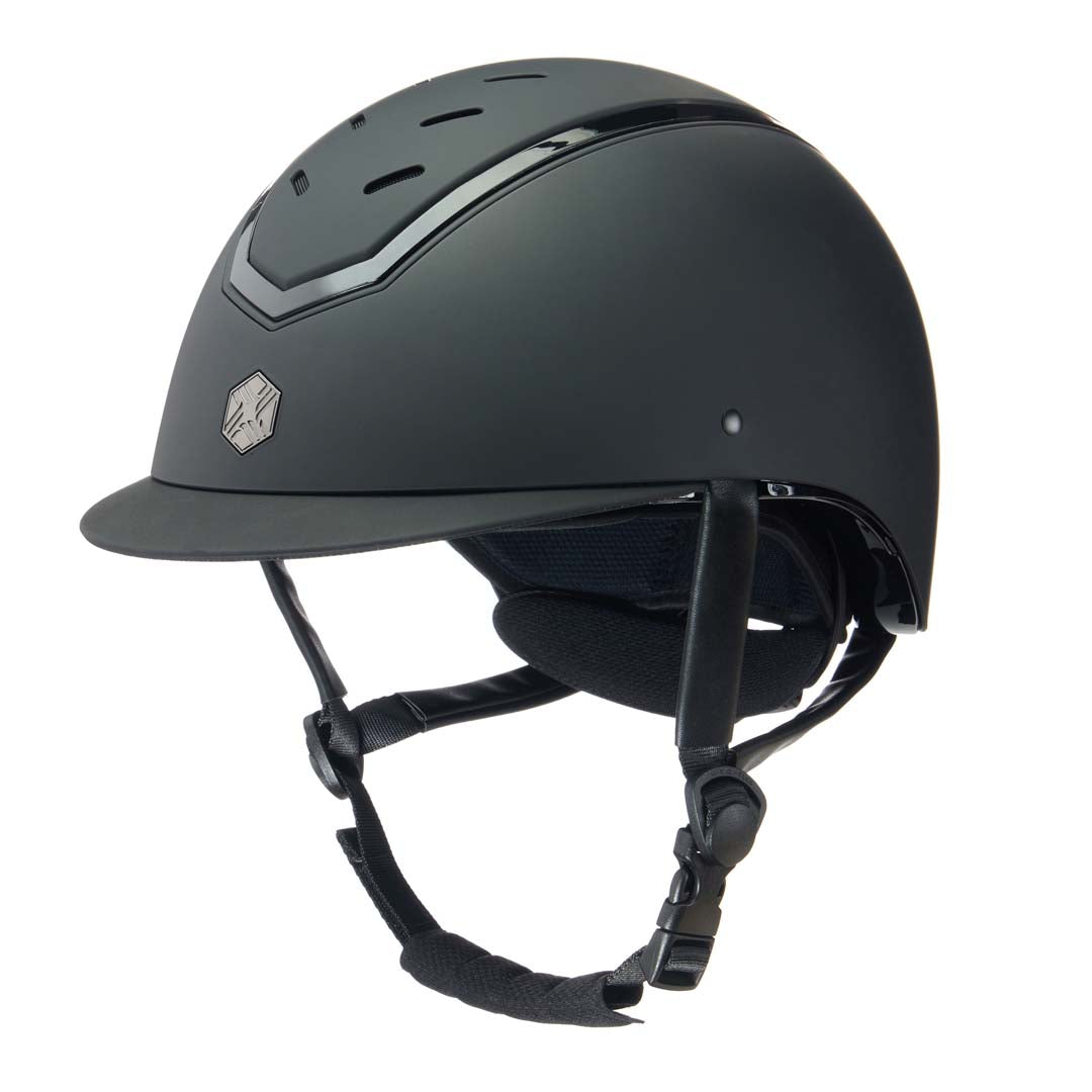 Charles Owen EQx Kylo Helmet-black matte/black gloss