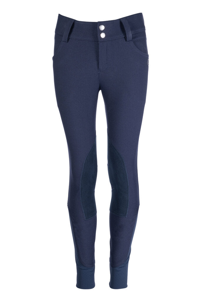 HKM Hunter Kids- Alos Knee P. Riding Breeches - Breeches.com