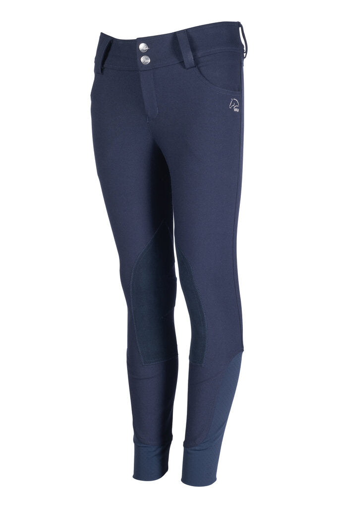 HKM Hunter Kids- Alos Knee P. Riding Breeches - Breeches.com
