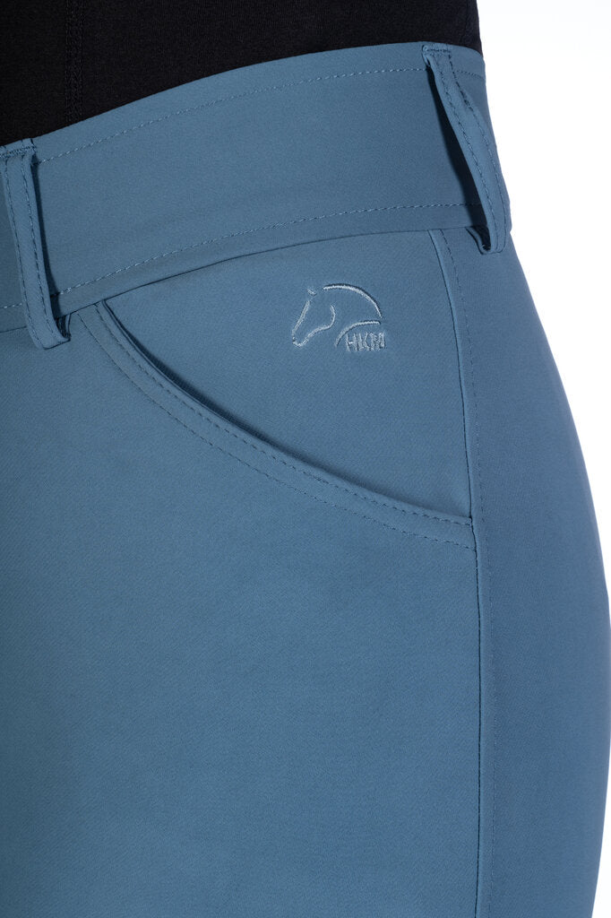 HKM Tampa- Silicone Knee Patch Riding Breeches - Breeches.com