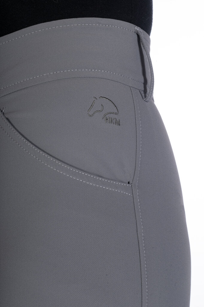 HKM Tampa- Silicone Knee Patch Riding Breeches - Breeches.com