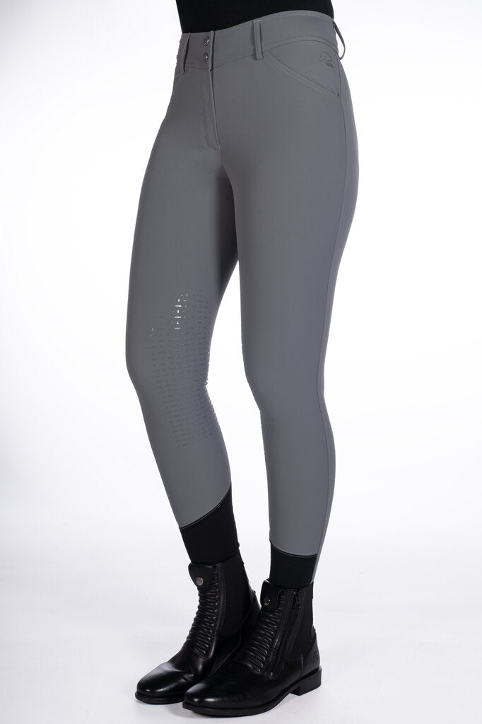 HKM Tampa- Silicone Knee Patch Riding Breeches - Breeches.com