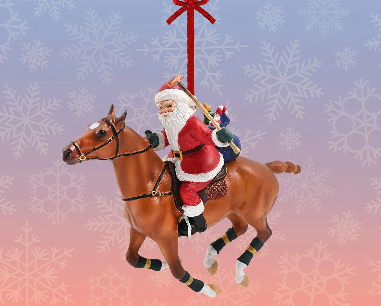 Breyer Polo Santa Ornament