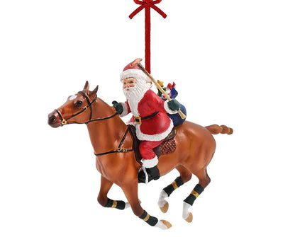 Breyer Polo Santa Ornament