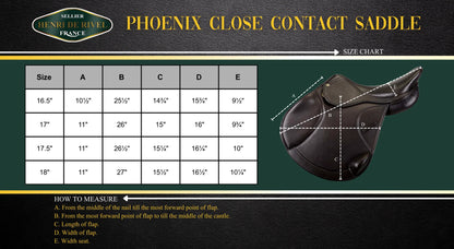 HENRI DE RIVEL PHOENIX CLOSE CONTACT Monoflap IGP SADDLE
