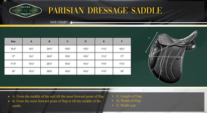 Henri De Rivel Parisian Monoflap IGP Dressage Saddle