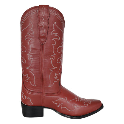 TuffRider Womens Snip Toe Paris Embroidered Western Boots