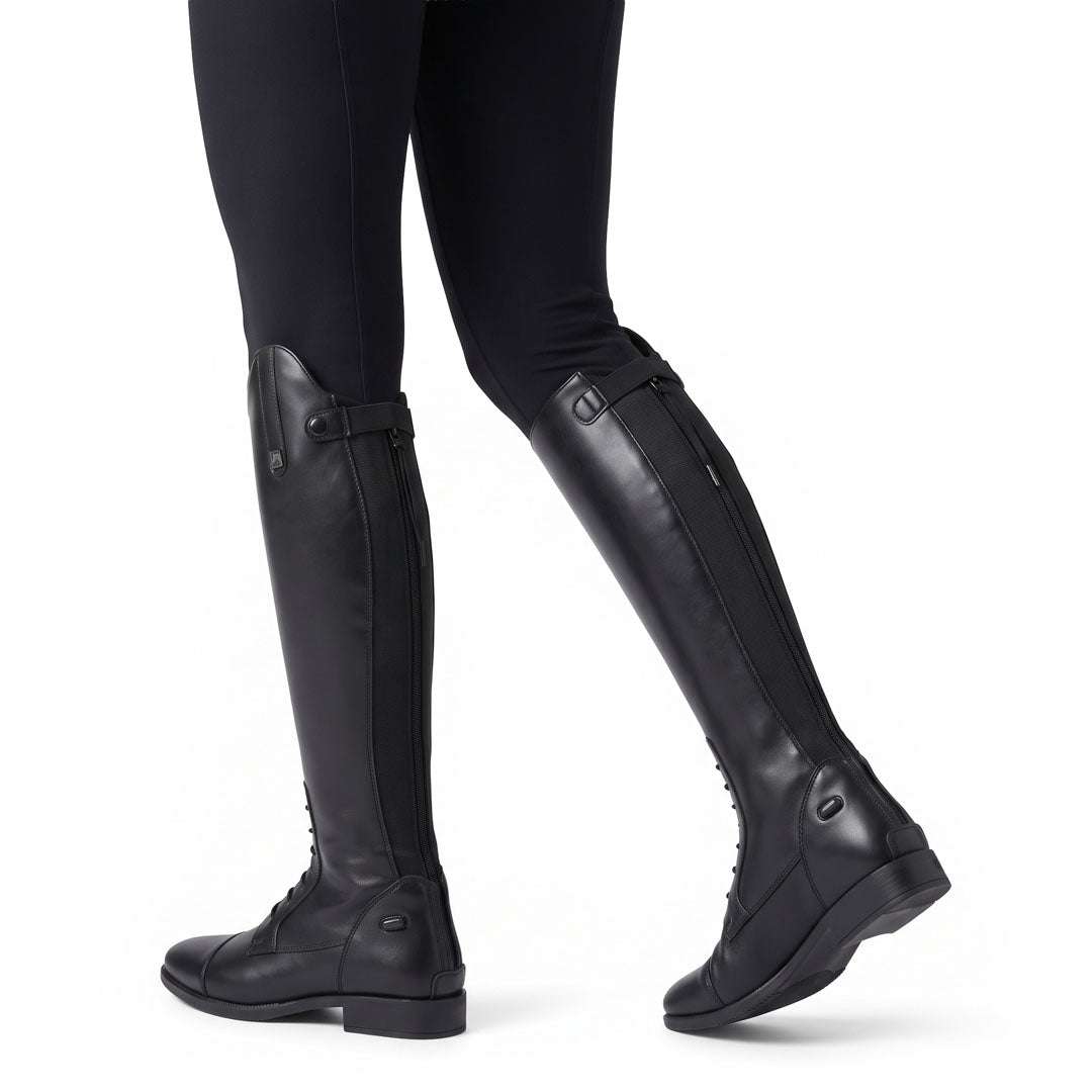 TuffRider Ladies Black DualFlex Vegan Leather Field Boots