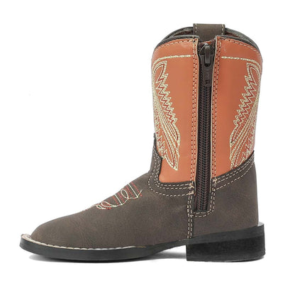 TuffRider Toddler Big Bend Rounded Toe Western Boot
