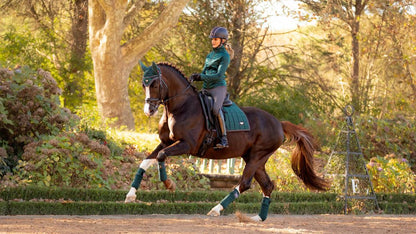 Lemieux Loire Classic Dressage Square Saddle Pad- Spruce