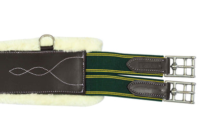 Henri de Rivel Anatomic Jumping Belly Guard Girth with Sherpa Fleece