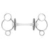 Herm Sprenger Nathe 3-Ring Bit With Flexible Mullen Mouth 