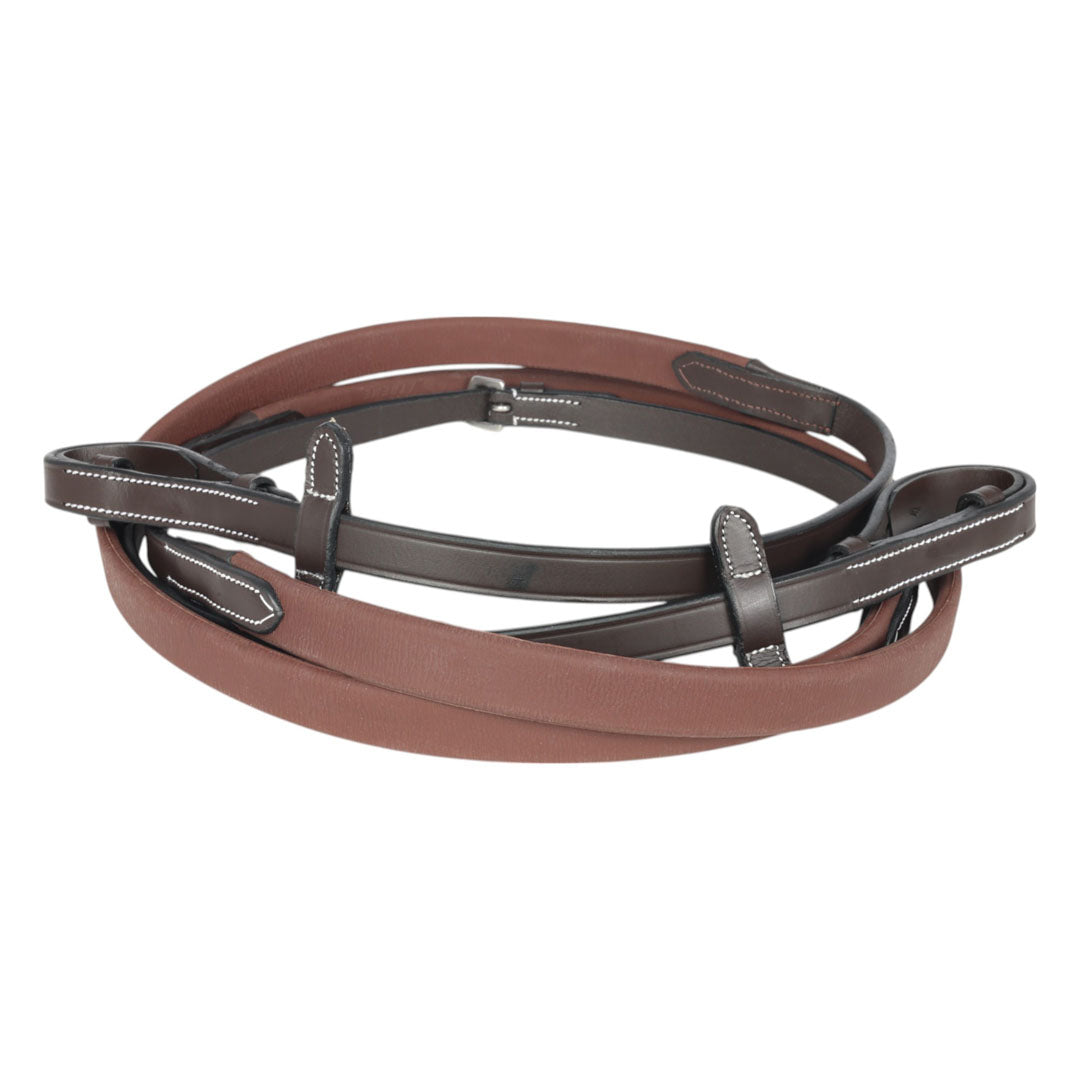 Henri de Rivel GripX Rubber Reins 5/8&quot; width 54&quot; length - Breeches.com