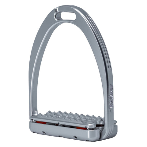 Étriers de sécurité Venice Dressage Plus Silver / Silver - Tech Stirrups Étriers de sécurité Venice Dressage Plus Silver / Silver - Tech Stirrups
