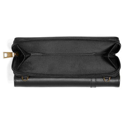 AWST Int'l Snaffle Bit Leather Cross Body Wallet