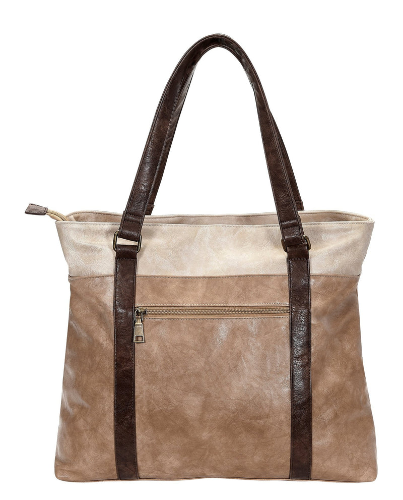 AWST Int'l Colorblock Snaffle Bit Laptop Tote