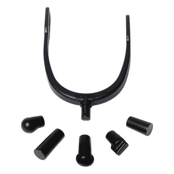 Polymar Kit Hotspur Compositi Black 5 In 1 (Pair Of Spurs + 5 Interchangeable Heads) - Breeches.com