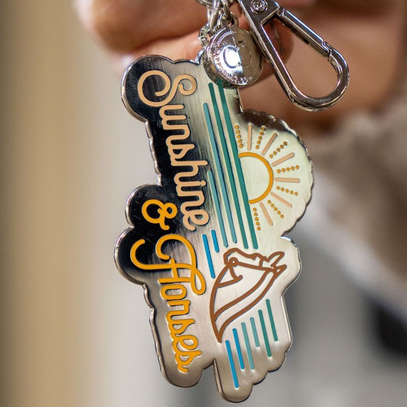 Dapplebay Sunshine &amp; Horses - Keychain