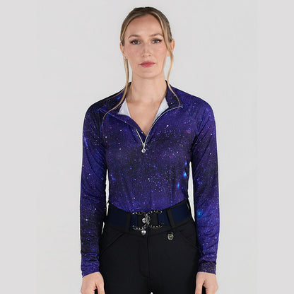 Dapplebay Constellation 1/4 Zip Light Riding Top