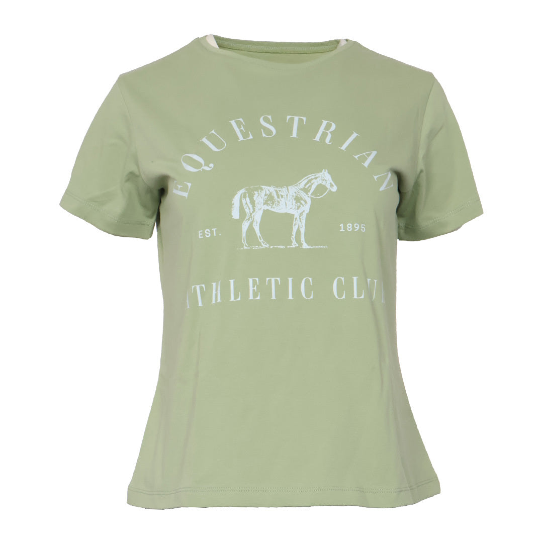 Dapplebay Equestrian Athletic Club Tee-Sage