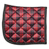Dapplebay Holiday Plaid Dressage Saddle Pad-RED-Breeches.com