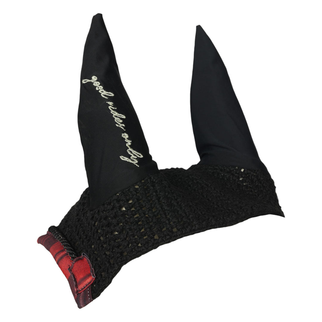 Dapplebay Holiday Plaid Fly Veil -RED