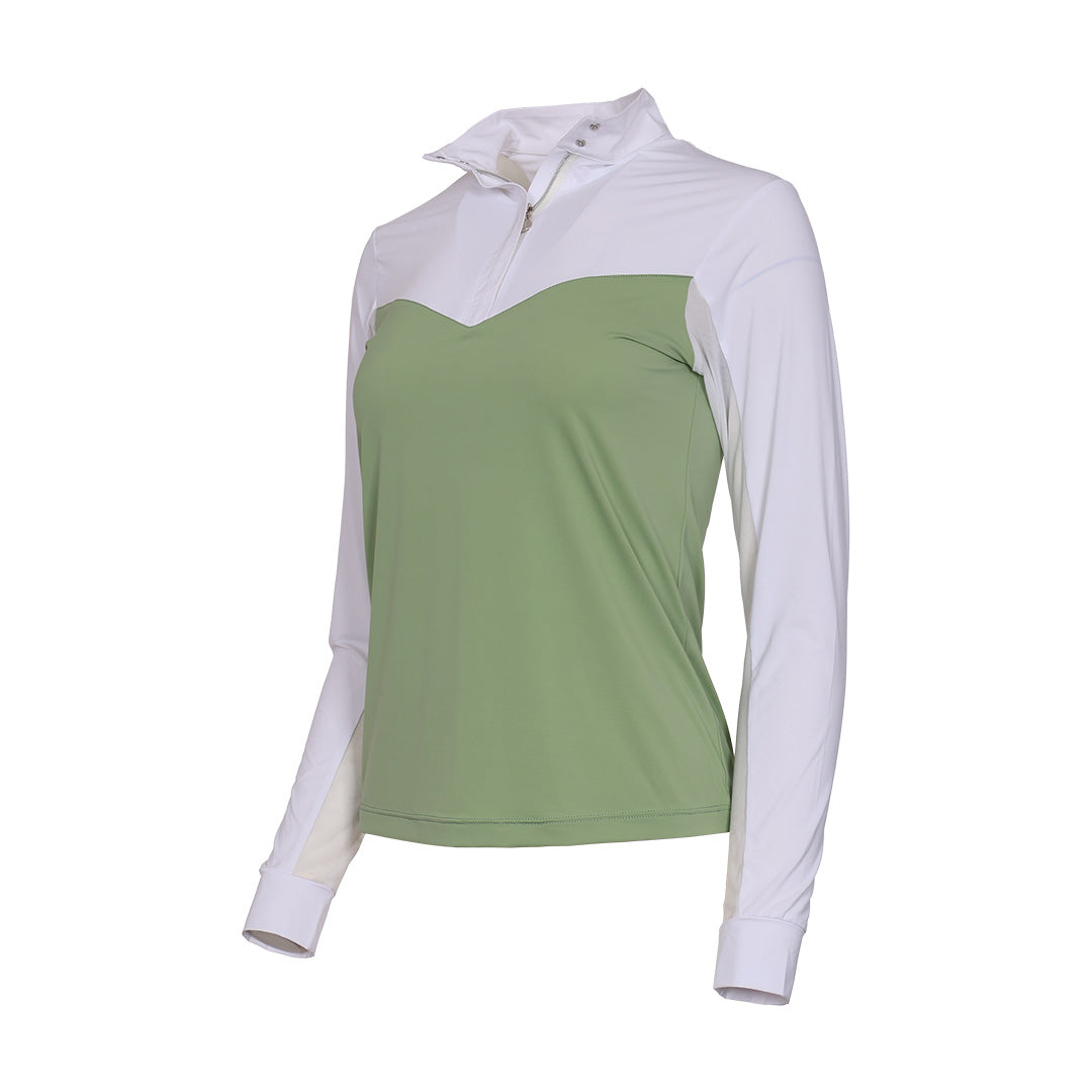 Dapplebay Lady 1/4 Zip LS Show Top-Breeches.com