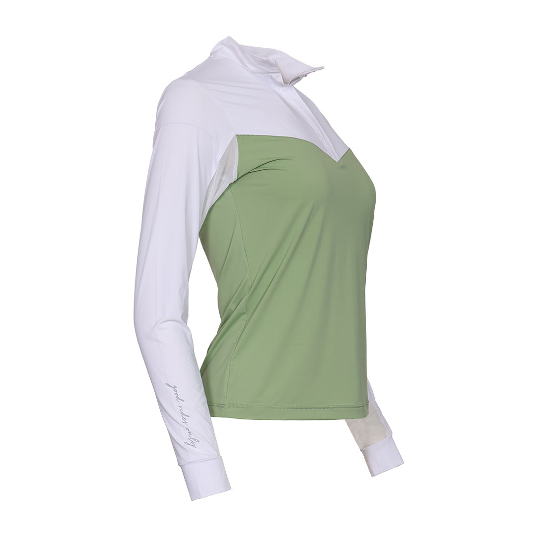 Dapplebay Lady 1/4 Zip LS Show Top-Breeches.com