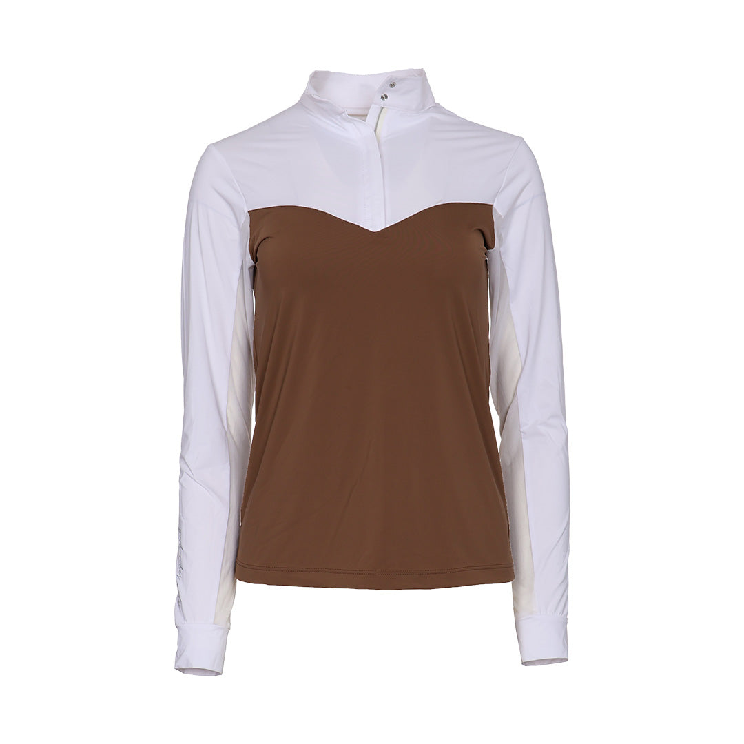Dapplebay Lady 1/4 Zip LS Show Top-Breeches.com