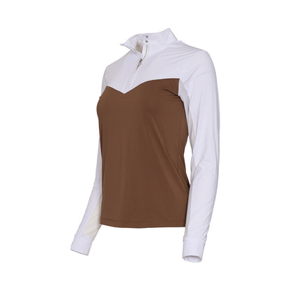Dapplebay Lady 1/4 Zip LS Show Top-Breeches.com