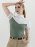 Dapplebay Lady 1/4 Zip SS Show Top-Rosemary