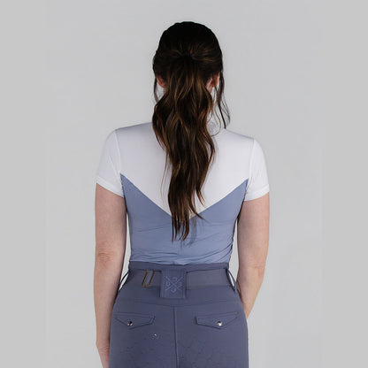 Dapplebay Lady 1/4 Zip SS Show Top-Moonrise