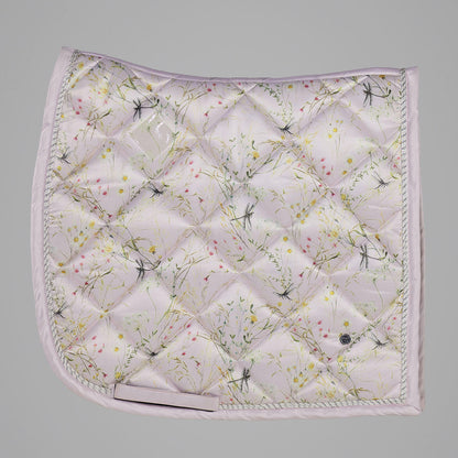 Dapplebay Dragonfly Meadow Dressage Saddle Pad-Light Pink
