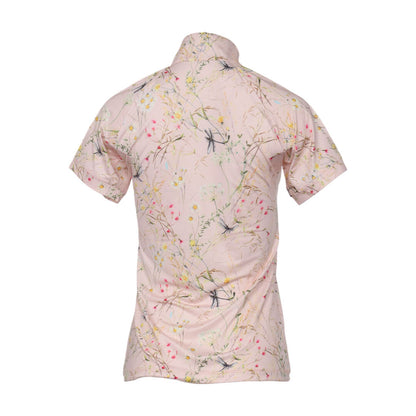 Dapplebay Dragonfly Meadow 1/4 Zip SS Riding Top-Light Pink