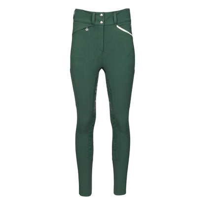 Dapplebay Equestrian Toile Compression Breeches-Evergreen