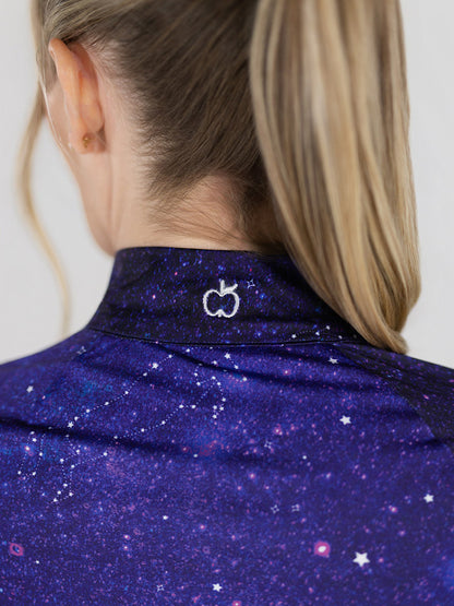 Dapplebay Constellation 1/4 Zip Light Riding Top-Short Sleeve