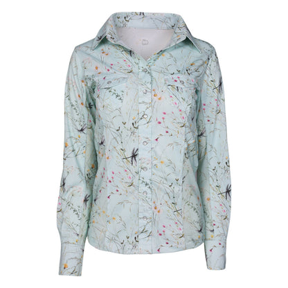 Dapplebay Dragonfly Meadow Button Down Western Shirt - Breeches.com
