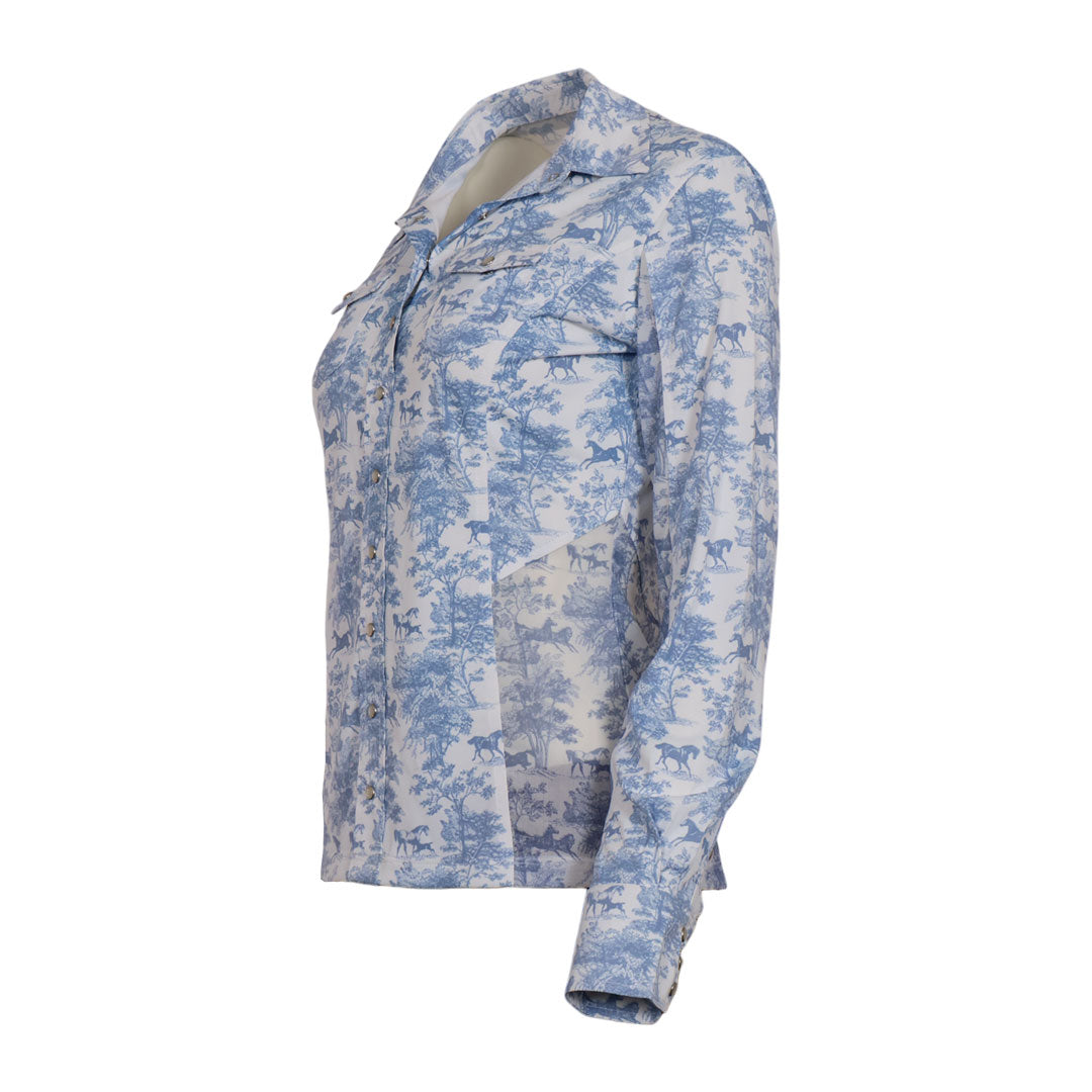 Dapplebay Equestrian Toile Western Riding Top-Breeches.com