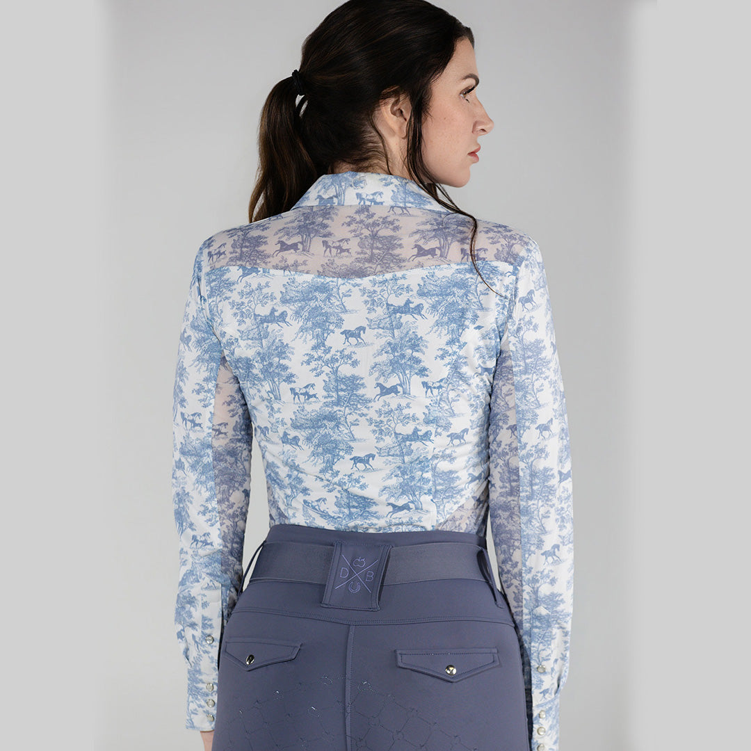 Dapplebay Equestrian Toile Western Riding Top-Moonrise