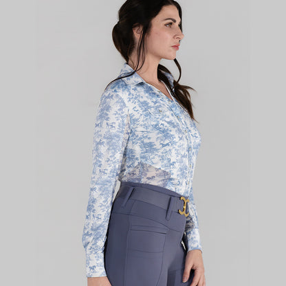 Dapplebay Equestrian Toile Western Riding Top-Moonrise