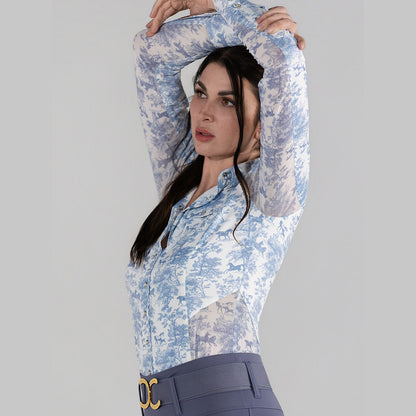 Dapplebay Equestrian Toile Western Riding Top-Moonrise