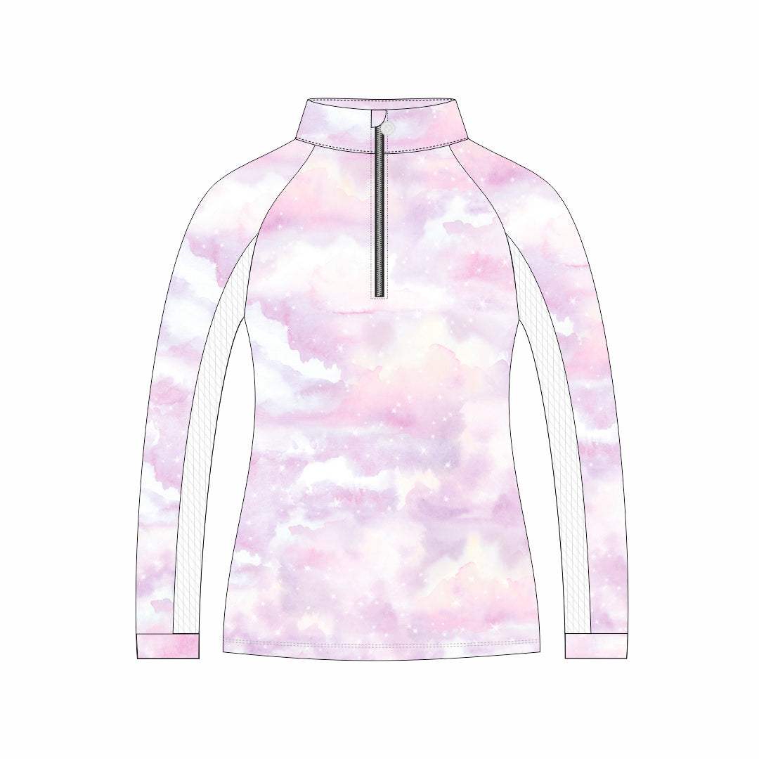 Dapplebay Kids Lavender Haze 1/4 Zip - Long Sleeve - Breeches.com