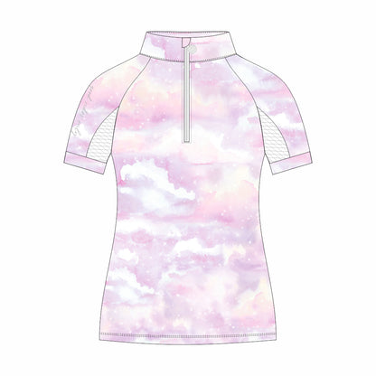 Dapplebay Kids Lavender Haze 1/4 Zip - Short Sleeve - Breeches.com