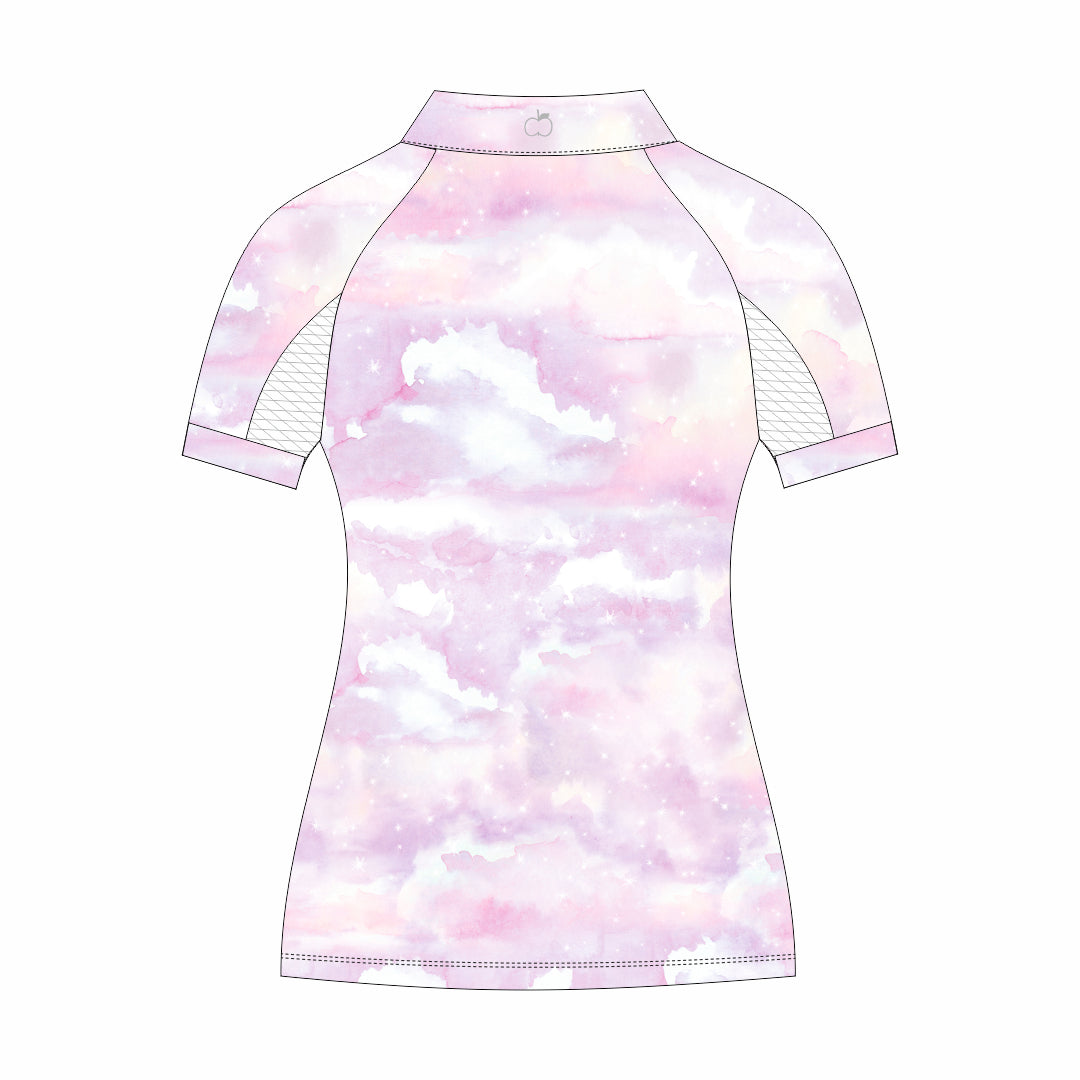 Dapplebay Kids Lavender Haze 1/4 Zip - Short Sleeve - Breeches.com