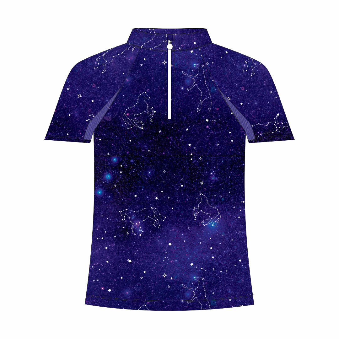 Dapplebay Kids Constellation 1/4 Zip - Short Sleeve - Breeches.com