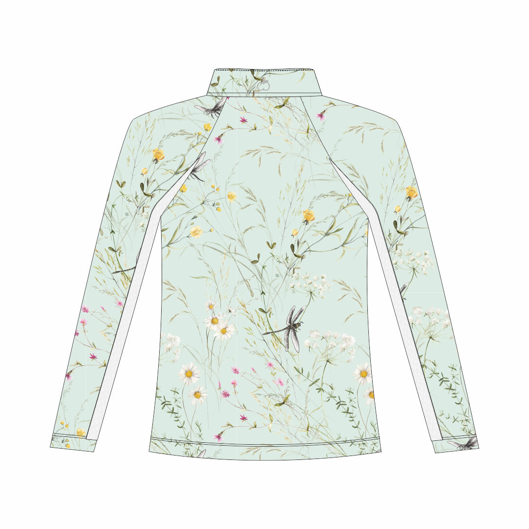 Dapplebay Kids Dragonfly Meadow 1/4 Zip - Long Sleeve - Breeches.com
