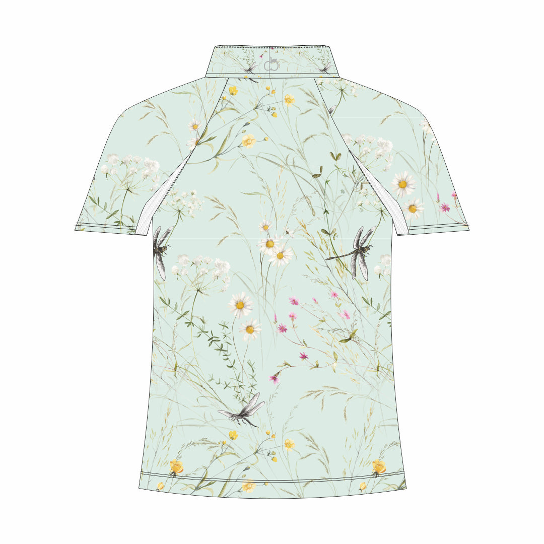 Dapplebay Kids Dragonfly Meadow 1/4 Zip - Short Sleeve - Breeches.com